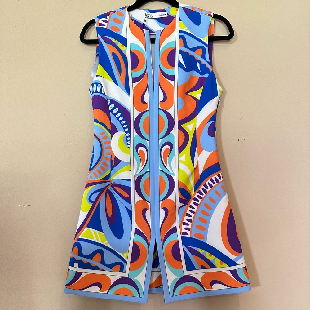 Zara Retro print Dress